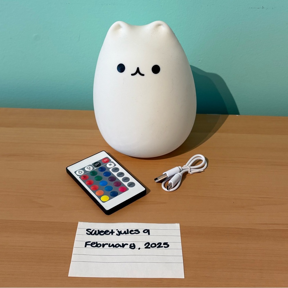 Cat Night Light (12 Different Colours)